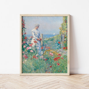 Poster No Jardim Childe Hassam