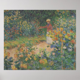 Poster No Jardim - Claude Monet - c1895