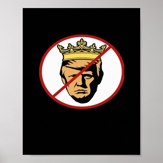 Poster No Kings Anti Creative Classic Design (Frente)