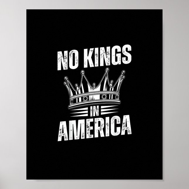 Poster No Kings In America United States Independence Vin (Frente)