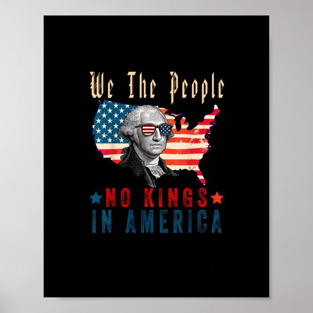 Poster No Kings In America We The People (Frente)