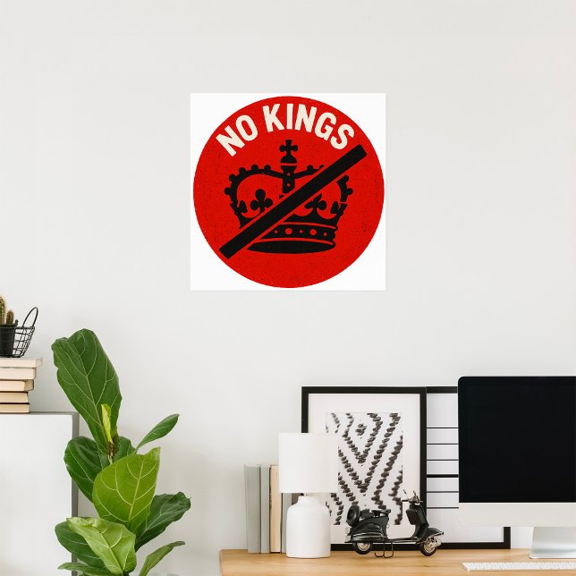 Poster No Kings Protest Symbol (Criador carregado)