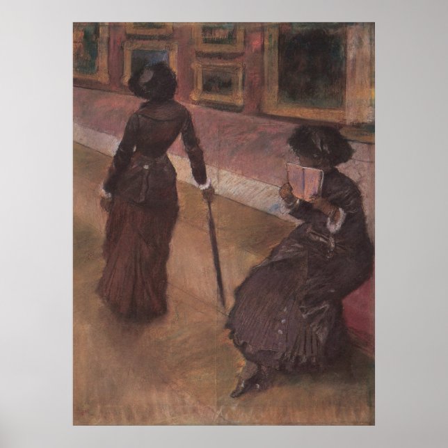 Póster No Louvre (Frente)