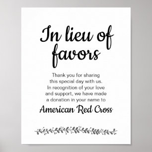 Poster No lugar do sinal do casamento da doação da