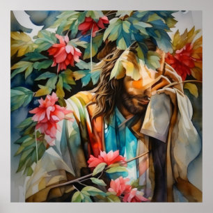 Poster No Lugar Secreto Jesus Rezou Pelo Mundo