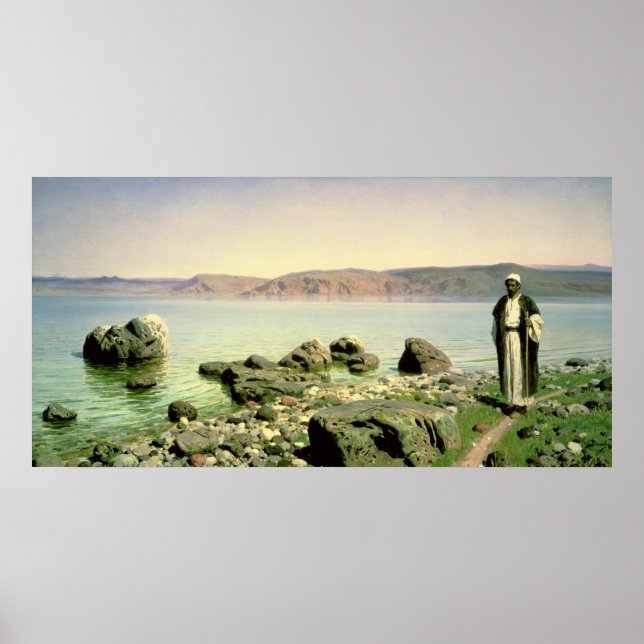 Poster No mar da Galileia, 1888 (Frente)