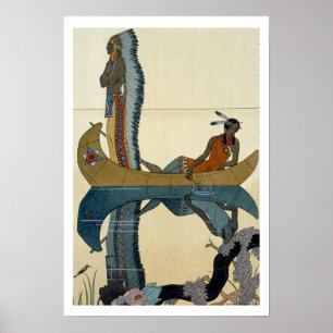 Póster No Missouri, 1922 (impressão do pochoir)