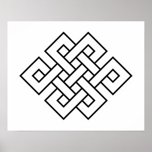 Póster Nó Místico - B&W 1