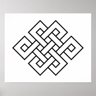 Póster Nó Místico - B&W 1