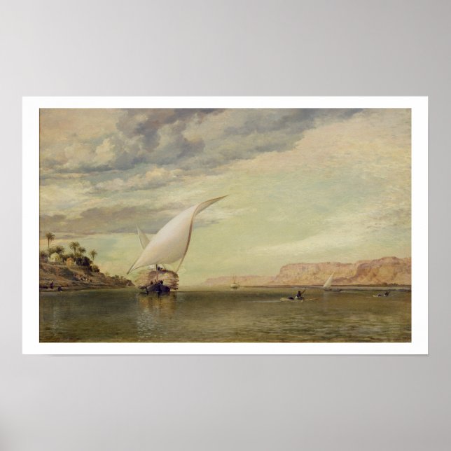 Poster No Nilo (óleo na canvas) (Frente)