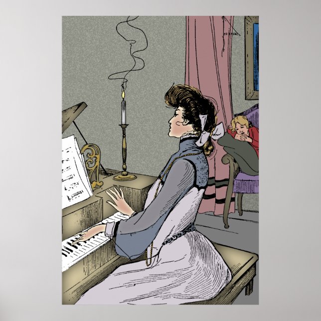 Póster No Piano (Frente)