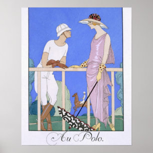 Poster No Polo, 1920-29 (impressão de pochoir)