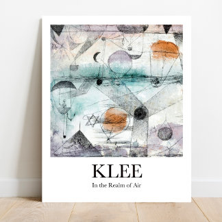 Poster No Reino do Ar por Paul Klee