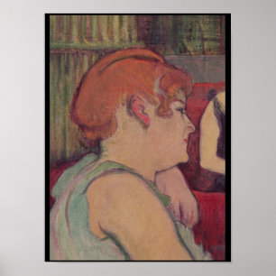 Poster No salão de beleza no DES Moulins da rua