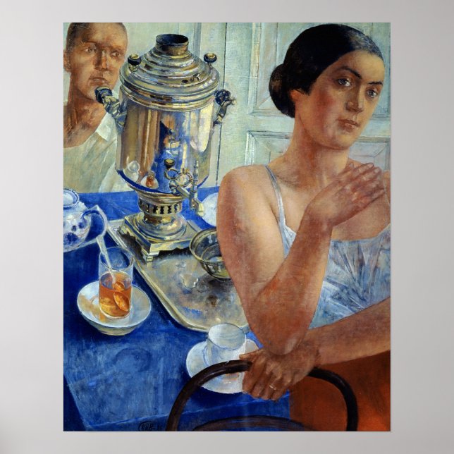 Póster No Samovar, 1926 (Frente)