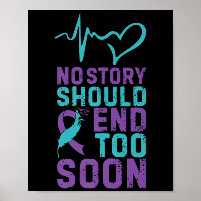 Poster No Story Should End Too Soon Premium  (Frente)
