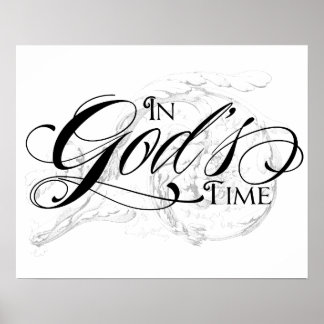 Póster No tempo de Deus