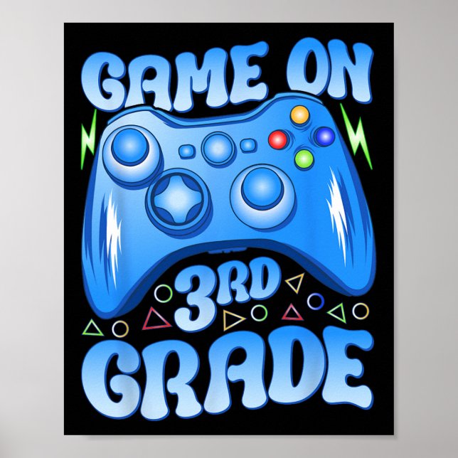 Poster No Terceiro Ano De Volta Aos Videos games Da Escol (Frente)