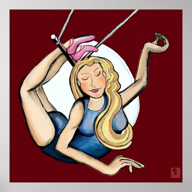 Póster No trapézio voador (Frente)