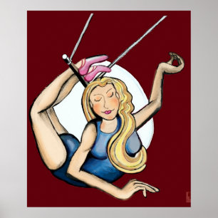 Póster No trapézio voador