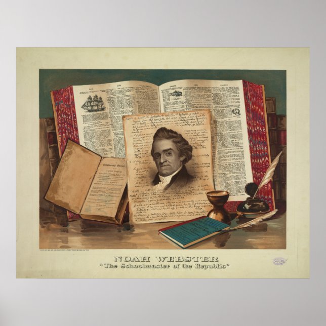 Póster Noah Webster O Mestre Escolar da República (Frente)