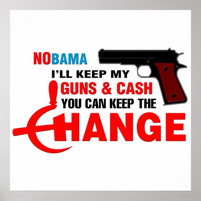 Póster NOBAMA - Mantenha A Mudança! (Frente)