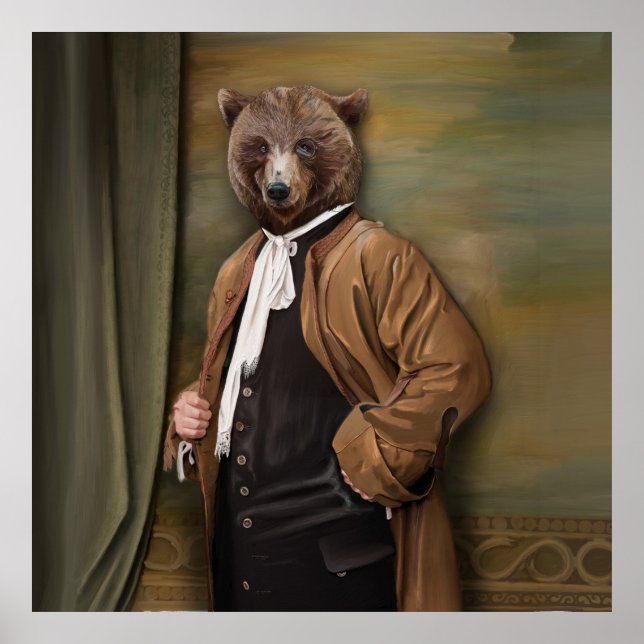 Poster Noble Beasts - Dandy Bear (Frente)