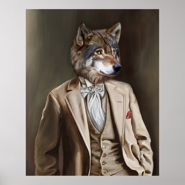 Poster Noble Beasts - Dandy Wolf (Frente)