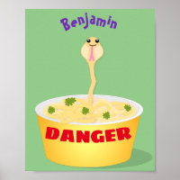 Nódulos bonitos cobra ilustram humor com ilustraçã