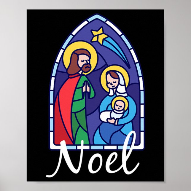 Poster Noel - Cena da Natividade Adventiva de Natal na Es (Frente)