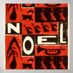 Poster Noel Red