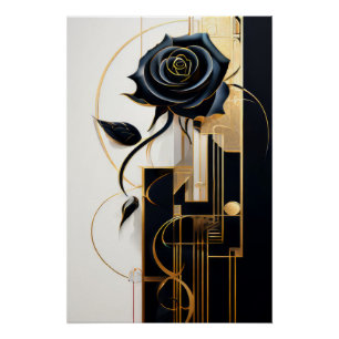 Póster Noir Blossom