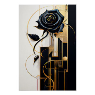Póster Noir Blossom