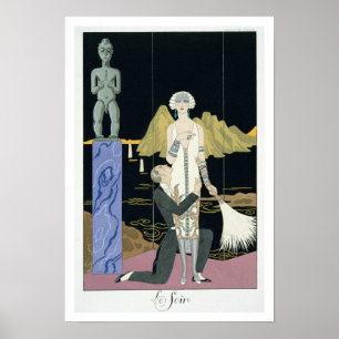 Póster Noite, 1925 (impressão do pochoir)