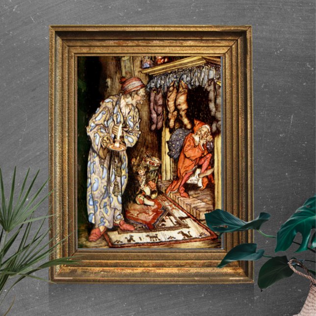 Poster Noite Antes do Natal Crianças na Cama Rackham (Criador carregado)