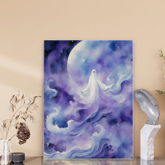 Póster Noite Assombrada - Espírito Fantasma nas Estrelas