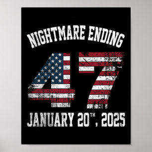 Poster Noite Assustadora Terminando 20 de janeiro de 2025