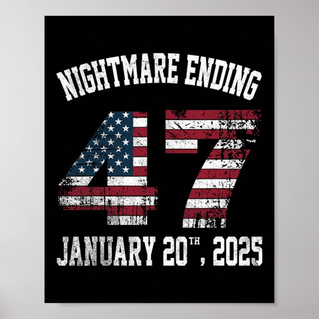 Poster Noite Assustadora Terminando 20 de janeiro de 2025 (Frente)