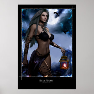 Poster Noite azul