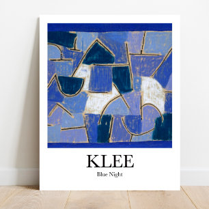 Poster Noite Azul de Paul Klee