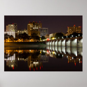 Poster Noite cai na ponte de Market Street