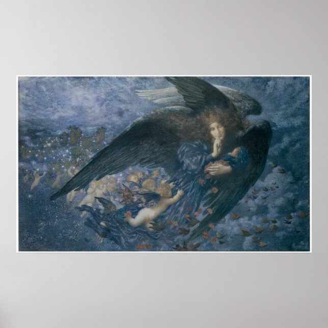 Poster Noite com seu trem de estrelas (Frente)