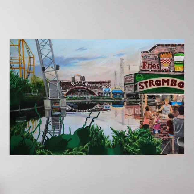 Poster Noite de agosto quente (Frente)