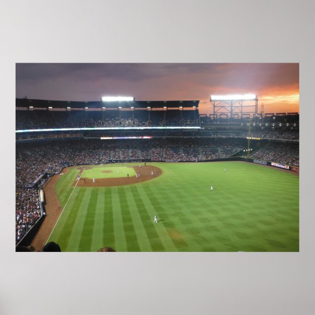 Póster Noite de Baseball (Frente)