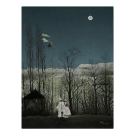 Póster Noite de Carnaval Francesa Henri Rousseau