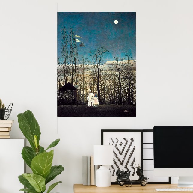 Poster Noite de Carnaval | Henri Rousseau | (Escritório em casa)