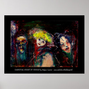 Póster NOITE DE CARNIVAL EM Máscaras de Mascarada venezi