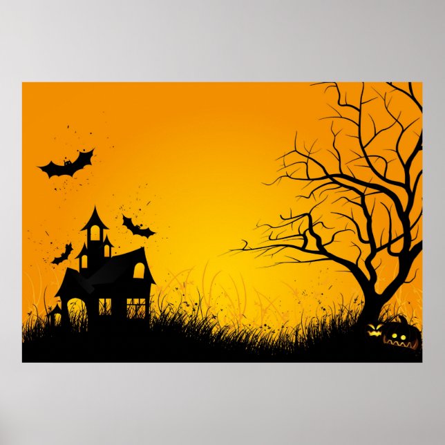 Poster Noite de Halloween (Frente)