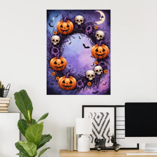 Poster Noite de Halloween Encantada