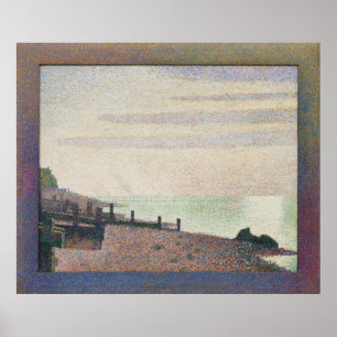 Póster Noite de Honfleur por Georges Seurat